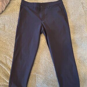 men's lululemon charcoal commission pant 32 x 30